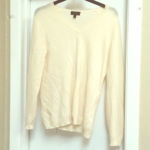Cream cashmere sweater